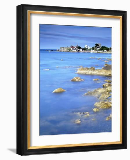 Sandycove, with James Joyce Tower Museum, Dublin, County Dublin, Republic of Ireland, Europe-Jeremy Lightfoot-Framed Photographic Print