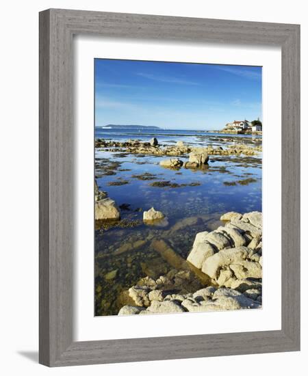 Sandycove, with James Joyce Tower Museum, Dublin, County Dublin, Republic of Ireland, Europe-Jeremy Lightfoot-Framed Photographic Print