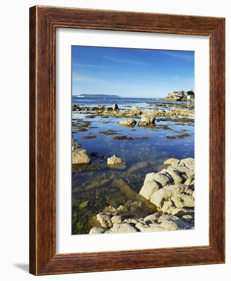 Sandycove, with James Joyce Tower Museum, Dublin, County Dublin, Republic of Ireland, Europe-Jeremy Lightfoot-Framed Photographic Print