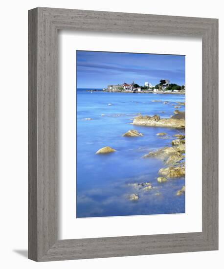 Sandycove, with James Joyce Tower Museum, Dublin, County Dublin, Republic of Ireland, Europe-Jeremy Lightfoot-Framed Photographic Print