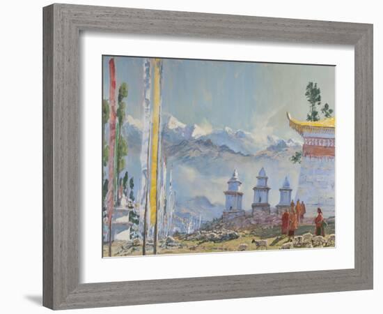 Sanga Choelling, Sikkim-Tim Scott Bolton-Framed Giclee Print