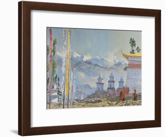 Sanga Choelling, Sikkim-Tim Scott Bolton-Framed Giclee Print