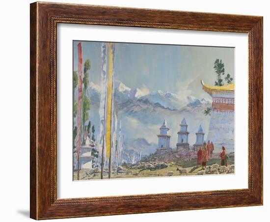 Sanga Choelling, Sikkim-Tim Scott Bolton-Framed Giclee Print