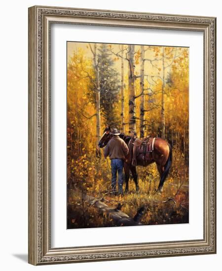 Sangre de Cristo Gold-Jack Sorenson-Framed Art Print