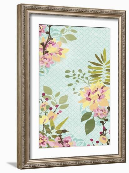 Sangria Garden I-June Vess-Framed Art Print