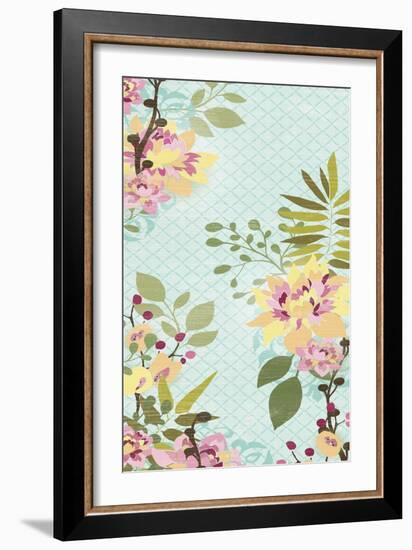 Sangria Garden I-June Vess-Framed Art Print