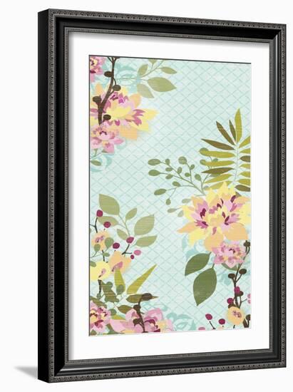 Sangria Garden I-June Vess-Framed Art Print