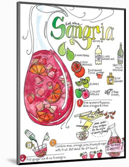 Sangria-Marcella Kriebel-Mounted Giclee Print