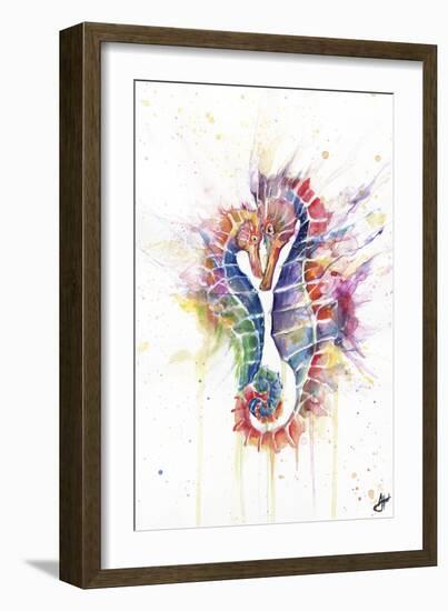 Sanguine Seahorses-Marc Allante-Framed Giclee Print