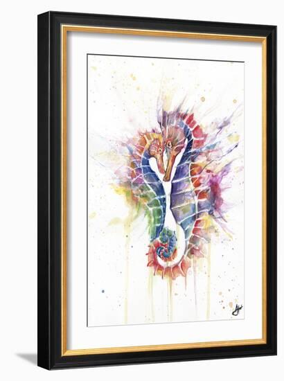 Sanguine Seahorses-Marc Allante-Framed Giclee Print