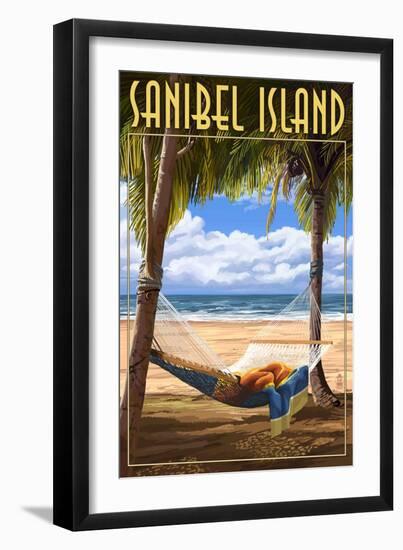 Sanibel Island, Florida - Hammock-Lantern Press-Framed Art Print