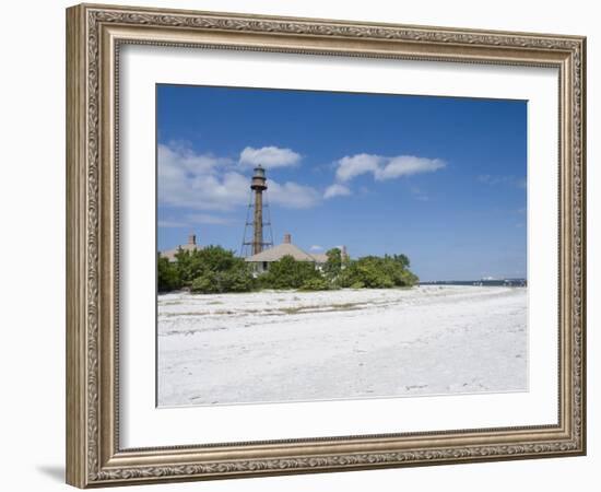 Sanibel Lighthouse, Sanibel Island, Gulf Coast, Florida, United States of America, North America-Robert Harding-Framed Photographic Print