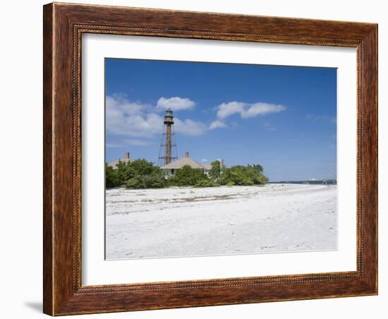 Sanibel Lighthouse, Sanibel Island, Gulf Coast, Florida, United States of America, North America-Robert Harding-Framed Photographic Print