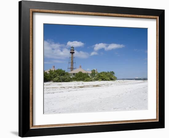 Sanibel Lighthouse, Sanibel Island, Gulf Coast, Florida, United States of America, North America-Robert Harding-Framed Photographic Print