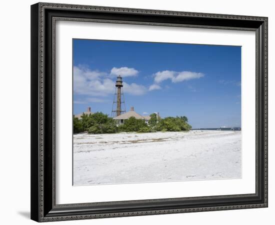 Sanibel Lighthouse, Sanibel Island, Gulf Coast, Florida, United States of America, North America-Robert Harding-Framed Photographic Print