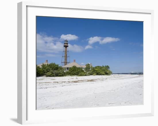 Sanibel Lighthouse, Sanibel Island, Gulf Coast, Florida, United States of America, North America-Robert Harding-Framed Photographic Print