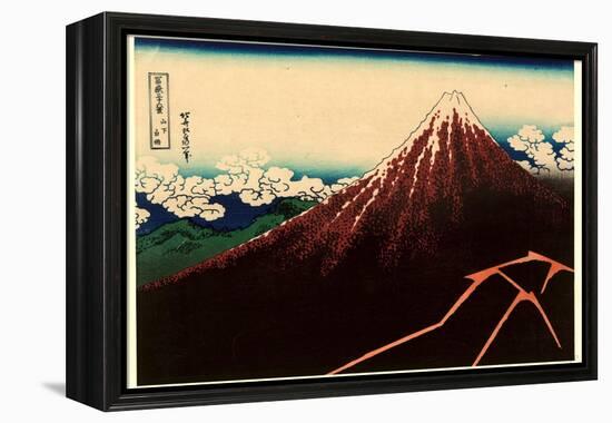 Sanka Hakuu-Katsushika Hokusai-Framed Premier Image Canvas