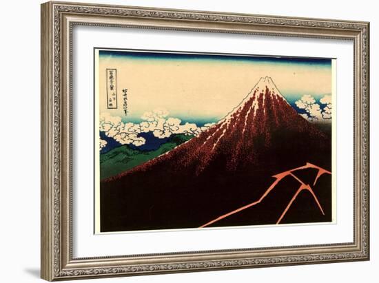 Sanka Hakuu-Katsushika Hokusai-Framed Giclee Print