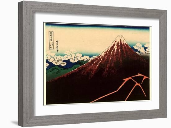 Sanka Hakuu-Katsushika Hokusai-Framed Giclee Print