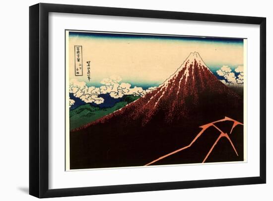 Sanka Hakuu-Katsushika Hokusai-Framed Giclee Print