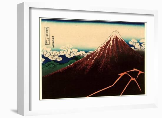 Sanka Hakuu-Katsushika Hokusai-Framed Giclee Print