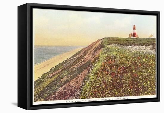 Sankaty Lighthouse, Siasconset, Nantucket, Massachusetts-null-Framed Stretched Canvas