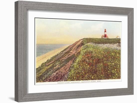 Sankaty Lighthouse, Siasconset, Nantucket, Massachusetts-null-Framed Art Print