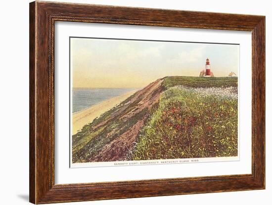 Sankaty Lighthouse, Siasconset, Nantucket, Massachusetts-null-Framed Art Print