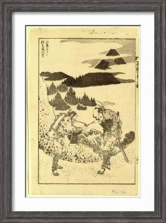 Sanki Fukaku Katachi O Kuzusu No Fuji' Giclee Print - Katsushika Hokusai |  Art.com