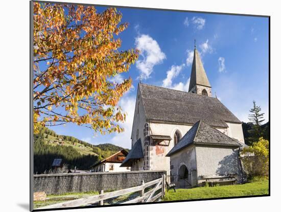 Sankt Magdalena, Valley Villnoess, Dolomites. Italy, South Tyrol-Martin Zwick-Mounted Photographic Print