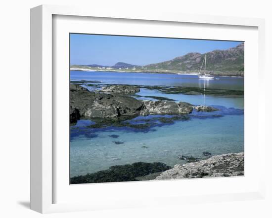 Sanna Beach from Portuairk, Ardnamurchan, Highland Region, Scotland, United Kingdom-Kathy Collins-Framed Photographic Print