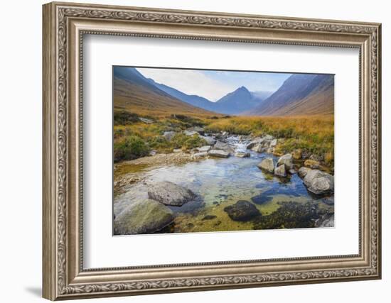 Sannox Burn, Glen Sannox, Isle of Arran, North Ayrshire, Scotland, United Kingdom, Europe-Gary Cook-Framed Photographic Print