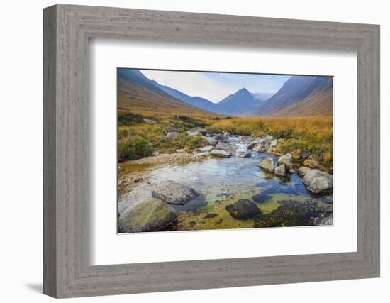 Sannox Burn, Glen Sannox, Isle of Arran, North Ayrshire, Scotland, United Kingdom, Europe-Gary Cook-Framed Photographic Print