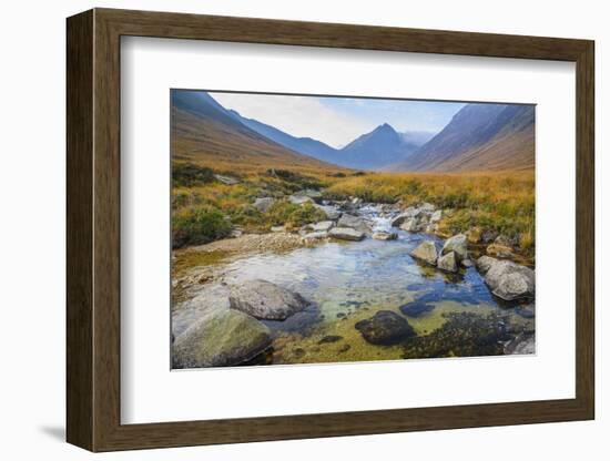 Sannox Burn, Glen Sannox, Isle of Arran, North Ayrshire, Scotland, United Kingdom, Europe-Gary Cook-Framed Photographic Print