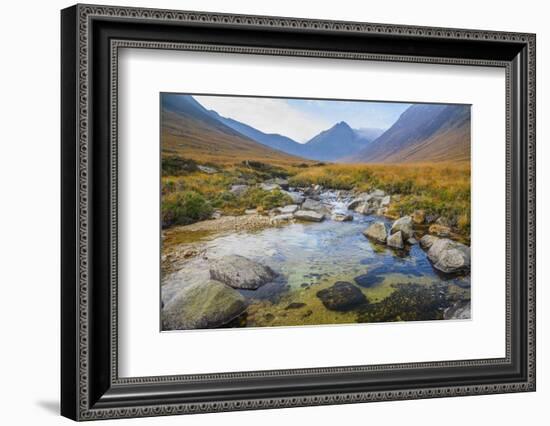 Sannox Burn, Glen Sannox, Isle of Arran, North Ayrshire, Scotland, United Kingdom, Europe-Gary Cook-Framed Photographic Print