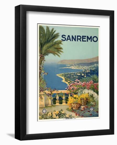 Sanremo / Alicandri Roma-Barabino e Graeve-Framed Art Print