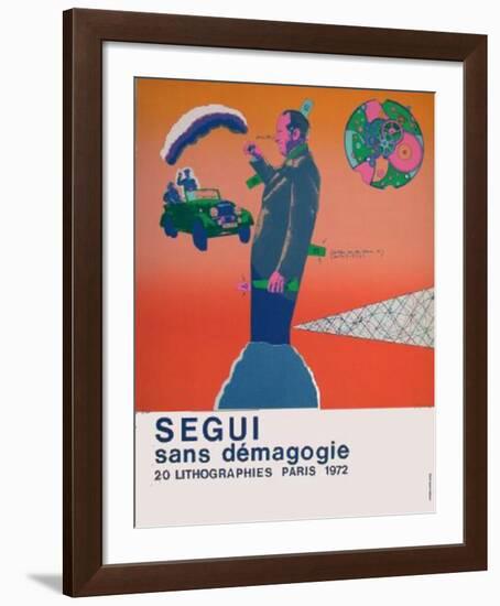 Sans Démagogie 00-Antonio Segui-Framed Limited Edition