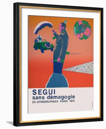 Sans Démagogie 00-Antonio Segui-Framed Limited Edition