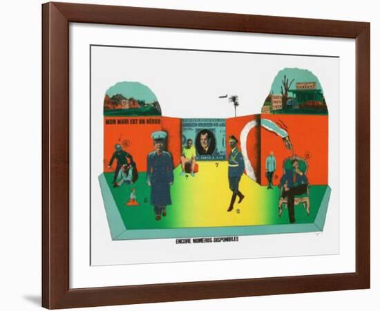 Sans Démagogie 05-Antonio Segui-Framed Limited Edition