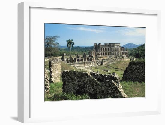 Sans-Souci Palace, 1810-1813, Milot (Unesco World Heritage List, 1982), Nord Department, Haiti-null-Framed Photographic Print