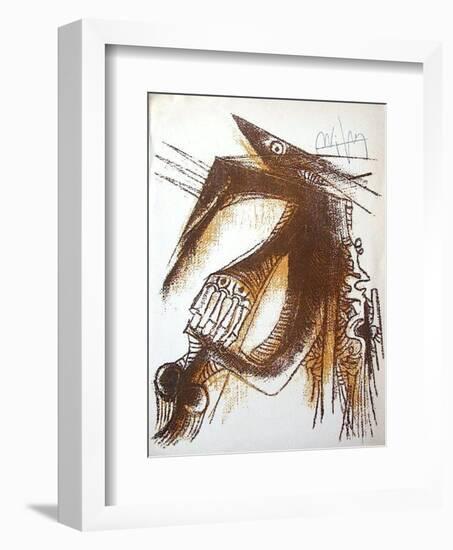 Sans titre pour la Revue Phases-Wilfredo Lam-Framed Premium Edition