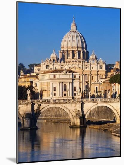 Sant'Angelo Bridge and St. Peter's Basilica-Sylvain Sonnet-Mounted Photographic Print