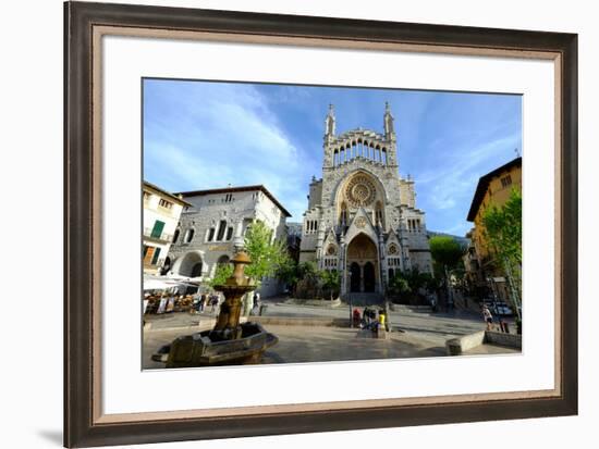 Sant Bartomeu Church, Soller, Majorca, Balearic Islands, Spain, Europe-Carlo Morucchio-Framed Photographic Print