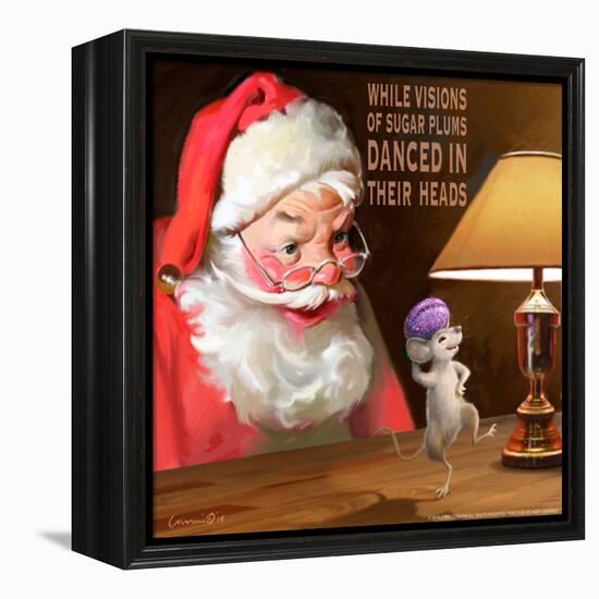 Santa 2 Sugar Plums-Chris Consani-Framed Stretched Canvas