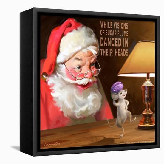 Santa 2 Sugar Plums-Chris Consani-Framed Stretched Canvas