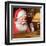 Santa 2 Sugar Plums-Chris Consani-Framed Art Print