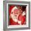 Santa 3 Stockings-Chris Consani-Framed Art Print