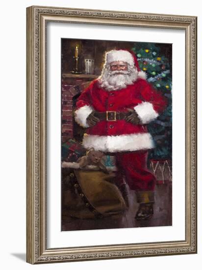 Santa 3-Meadowpaint-Framed Giclee Print