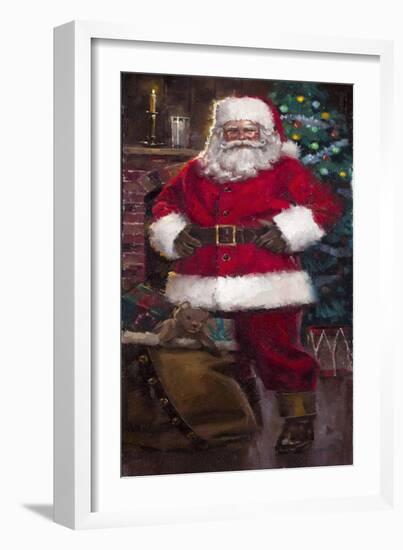 Santa 3-Meadowpaint-Framed Giclee Print