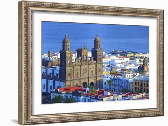 Santa Ana Cathedral, Vegueta Old Town, Las Palmas de Canary Islands, Spain-Neil Farrin-Framed Photographic Print